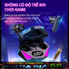 Tai Nghe Không Dây Bluetooth X15 TWS 5.0 - Âm Thanh HiFi Sống Động, Chống Nước IPX5, Cảm Biến Chạm, Thiết Kế Thể Thao, Pin Trâu