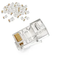 Hạt mạng nhựa RJ45 COB - Túi 1000 hạt bấm dây Cat5, Cat5e, Cat6 - Phụ kiện thiết bị số giá rẻ, độ bền cao, ổn định