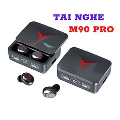 Tai Nghe Bluetooth M90 Pro - Thiết Kế Hiện Đại, Âm Thanh HIFI, Bluetooth 5.3, Pin Lâu, Ngăn Sạc Trượt - Phụ Kiện Giá Rẻ Cho Người Yêu Âm Nhạc