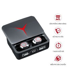 Tai Nghe Bluetooth M90 Pro - Thiết Kế Hiện Đại, Âm Thanh HIFI, Bluetooth 5.3, Pin Lâu, Ngăn Sạc Trượt - Phụ Kiện Giá Rẻ Cho Người Yêu Âm Nhạc