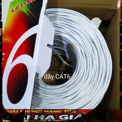 Cáp Mạng Cat6 UTP LBLINK 305m Chính Hãng - Dây Nhựa Chịu Lực, Chống Nhiễu, Cho Mạng LAN 10/100/1000, Màu Trắng