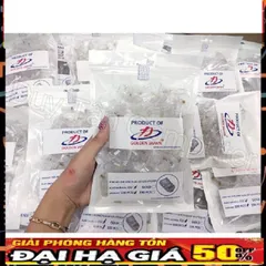 Túi 100 Hạt Mạng RJ45 Golden Japan (Chân Đồng) - Chất Lượng Tốt, Phụ Kiện Mạng Giá Rẻ Dùng Bấm Dây Mạng