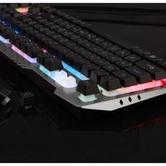 Combo Bàn Phím Chuột Chuyên Game Giả Cơ EWEADN K005 - Fullsize 104 Phím Led 7 Màu Cao Cấp, Phụ Kiện Gaming Giá Rẻ