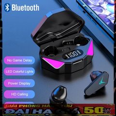 Tai Nghe Gaming Bluetooth 5.1 X15 - Âm Thanh Hi-Fi Chống Nước IPX5, Thiết Kế Đèn LED RGB, Pin Kéo Dài, Phù Hợp Chơi Game và Nghe Nhạc