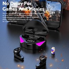 Tai Nghe Gaming Bluetooth 5.1 X15 - Âm Thanh Hi-Fi Chống Nước IPX5, Thiết Kế Đèn LED RGB, Pin Kéo Dài, Phù Hợp Chơi Game và Nghe Nhạc