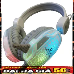 PHỤ KIỆN GIÁ RẺ ✅ Tai Nghe Chụp Tai Gaming Qinlian A7 Có Micro Dành Cho Chơi Game Âm Thanh Chất Lượng Đèn Led Rgb Jack 3