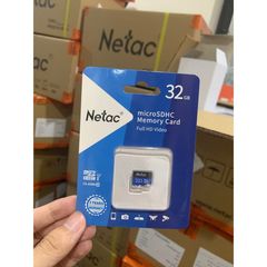 PHỤ KIỆN GIÁ RẺ ✅ Thẻ Nhớ Micro SD NETAC 32Gb Class 10 thẻ nhớ chuyên dụng camera, tốc độ cao, siêu bền, 5 năm, 1 đổi 1