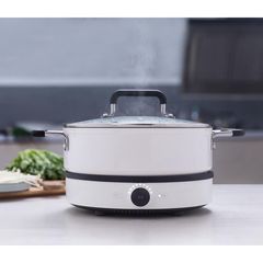 Nồi Lẩu Cao Cấp Xiaomi Mijia Trắng 4.0L - Nồi Chống Dính Dùng Cho Bếp Từ, Thích Hợp Nấu Các Món Ăn Thịnh Soạn