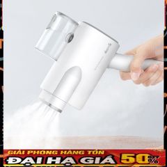Bàn Là Hơi Nước Cầm Tay Deerma HS006 - Thiết Kế Gấp Gọn, Diệt Khuẩn, 800W, Dung Tích 100ml, Tiện Dụng Cho Du Lịch