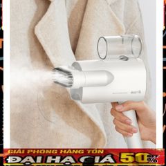 Máy ủi hơi nước cầm tay Deerma DEM HS006 - Bàn là du lịch gấp gọn, diệt khuẩn, làm nóng nhanh, chính hãng 800W, tiện dụng tại mọi nơi.