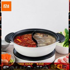 Nồi Lẩu 2 Ngăn 2 Vị Xiaomi Mijia 4L - Nồi Chống Dính Inox 430, Phù Hợp Với Bếp Từ, Gia Đình Quây Quần Thưởng Thức Món Ngon