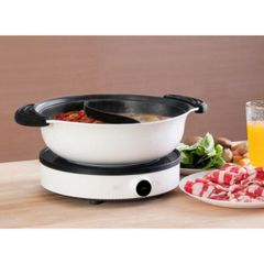 Nồi Lẩu 2 Ngăn 2 Vị Xiaomi Mijia 4L - Nồi Chống Dính Inox 430, Phù Hợp Với Bếp Từ, Gia Đình Quây Quần Thưởng Thức Món Ngon