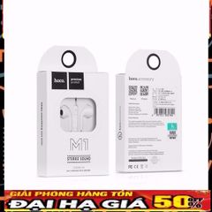 Tai Nghe In-Ear Nhét Tai Hoco M1 Chính Hãng - Thiết Kế Hiện Đại, Âm Thanh Sống Động, Phù Hợp Công Nghệ iOS & Android - Phụ Kiện Giá Rẻ