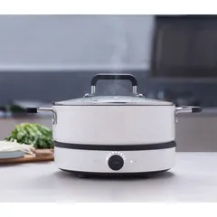 Nồi Lẩu Xiaomi Mijia 4L Hợp Kim Nhôm Thép Inox 430 Không Gỉ - Nồi Chống Dính Cho Bếp Điện Từ, Nấu Lẩu Thích Hợp Cho Gia Đình