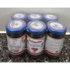 Lốc 6 hũ Sốt Ớt Thai Chili Paste 114g Thái Lan - Gia Vị Hoàn Hảo Cho Bánh Mì, Tom Yum Và Món Chiên Xào