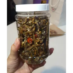 Cá Cơm Chiên Tỏi Giòn Nhà Mid 200gr - Đặc Sản Hương Vị Biển Việt Nam, Ăn Kèm Cơm Hoặc Món Nhắm Thơm Ngon