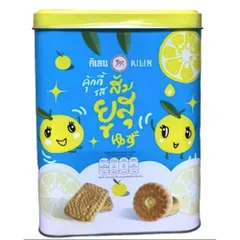 Bánh Quy Thái Lan Ki.Lin 400g - Hộp Thiếc Bánh Dứa, Sầu Riêng, Que Cay, Bánh Gấu Pennyo - HSD 12 Tháng