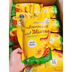 Bánh Chuối Sấy Kẹp Me Siêu Giòn Thái Lan 90g - Snack Ngon Lạ, Độ Giòn Tuyệt Hảo, Món Ăn Vặt Đặc Sản Thái