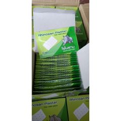 Miếng Dán Giảm Đau Rhinosan Plaster Thái Lan - Túi 10 Miếng Dán Giúp Giảm Đau Cơ, Đau Khớp, Vết Bầm Tím