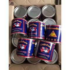 Thùng 12 lon Sốt Ớt Thái Lan Sa Tế 450g - Gia Vị Ướp Thịt, Nấu Lẩu Tom Yum Ngon, Hương Vị Đậm Đà, Thương Hiệu Chua Han Seng