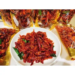 Snack Ớt Thái Lan Chiên Giòn - Gói 120g Vị Cay Nhẹ, Giòn Rụm, Ăn Vặt Ngon Miệng, Phù Hợp Trộn Cơm, Trộn Gỏi
