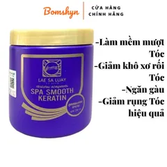 Ủ Tóc Lụa Keratin Lae Sa Luay 250ml - Dưỡng Tóc Mượt Mà và Ngăn Rụng Tóc với Bạc Hà và Trà Xanh - Sản Phẩm Chăm Sóc Tóc Salon