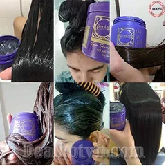 Ủ Tóc Lụa Keratin Lae Sa Luay 250ml - Dưỡng Tóc Mượt Mà và Ngăn Rụng Tóc với Bạc Hà và Trà Xanh - Sản Phẩm Chăm Sóc Tóc Salon