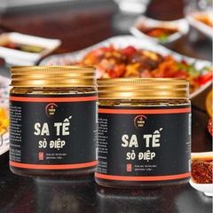 Bộ 3 Sa Tế Sò Điệp Thích Cay - Gia Vị Trộn Mì, Hủ Tiếu, Phở, Sốt Cà Viên Chiên Ngon 250gr - Tiện Lợi Cho Bữa Ăn Hàng Ngày