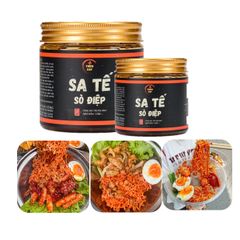 Bộ 3 Sa Tế Sò Điệp Thích Cay - Gia Vị Trộn Mì, Hủ Tiếu, Phở, Sốt Cà Viên Chiên Ngon 250gr - Tiện Lợi Cho Bữa Ăn Hàng Ngày
