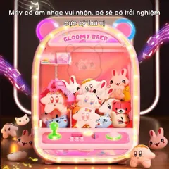 Máy Gắp Thú Mini CUTE BEAR - Đồ Chơi Gắp Thú Bông Cỡ Lớn, Thiết Kế Đáng Yêu, Dành Cho Mọi Lứa Tuổi, Quà Tặng Tuyệt Vời