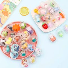 Xu đồ chơi bỏ vào máy gắp thú bông mini đường kính 2 cm, chất liệu nhựa, đồ chơi nhỏ mini