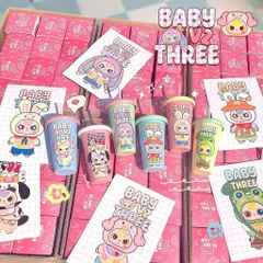 Ly Mù Baby Three Kèm Hộp – Blind Cup Ngẫu Nhiên - Mở Túi Mù, Nhận Ly Cực Yêu