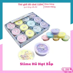 Hủ Slam, Slime xốp cao cấp nhiều màu giá rẻ, không mùi, đồ chơi giải trí