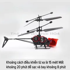 Máy bay điều khiển từ xa Helicopter 810 chống va đập sử dụng pin sạc