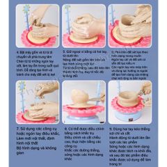 Đồ chơi máy làm gốm nghệ thuật Cao Cấp DIY cho bé thỏa sức sáng tạo - thegioidochoi1104
