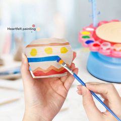 Đồ chơi máy làm gốm nghệ thuật Cao Cấp DIY cho bé thỏa sức sáng tạo - thegioidochoi1104