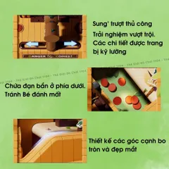 Đồ chơi bắn khủng long bằng tia Laser dùng pin sạc, Đồ chơi giải trí cho bé