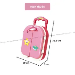 Đồ chơi câu cá kiểu dáng Vali cao cấp 24 con chạy pin phát nhạc và đèn