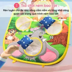 Đồ Chơi Ném Bóng 3in1 Tossing Game - Bộ Trò Chơi Vận Động Thông Minh Giúp Bé Từ 3 Tuổi Khám Phá và Phát Triển Kỹ Năng Vui Nhộn