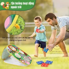 Đồ Chơi Ném Bóng 3in1 Tossing Game - Bộ Trò Chơi Vận Động Thông Minh Giúp Bé Từ 3 Tuổi Khám Phá và Phát Triển Kỹ Năng Vui Nhộn