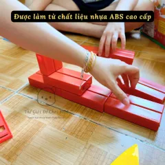 Bộ Đồ Chơi Xây Dựng Kiến Trúc - Túi Gạch Nhựa An Toàn, Dụng Cụ Kỹ Sư Cho Trẻ Em, Tăng Cường Sáng Tạo và Kỹ Năng Làm Việc Nhóm
