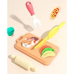 Đồ chơi đất nặn khuôn bánh sinh nhật nhiều tầng cho bé, đất sét an toàn, thế giới đồ chơi 1104