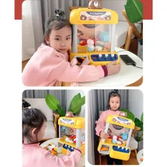 Đồ chơi gắp thú bông mini cho bé Claw Machine Q205 - Cỡ To - Cao 41 cm - Mẫu HOT Noel - thegioidochoi1104