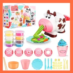 Đồ chơi đất nặn Bò làm mì Dream Clay DIY - Chính Hãng - làm bằng bột mì an toàn cho bé - thegioidochoi1104