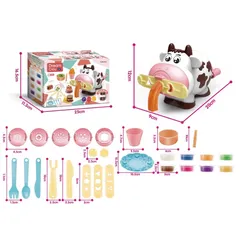 Đồ chơi đất nặn Bò làm mì Dream Clay DIY - Chính Hãng - làm bằng bột mì an toàn cho bé - thegioidochoi1104