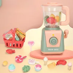 Đồ chơi nhà bếp máy xay sinh tố cho bé, xay như thật, kèm hoa quả, thế giới đồ chơi 1104
