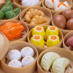 Đồ chơi nấu ăn Dimsum 82 chi tiết cho bé - Hộp to nhựa đẹp - Mô phổng thật - M777 - thegioidochoi1104