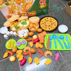 Đồ chơi nấu ăn Dimsum 82 chi tiết cho bé - Hộp to nhựa đẹp - Mô phổng thật - M777 - thegioidochoi1104