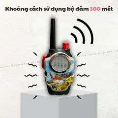 Set Bộ đàm trẻ em kết nối 2 chiều cho bé, khoảng cách kết nối 3km