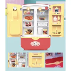 [HOT] Đồ Chơi Tủ Lạnh Mini Cao Cấp Cho Bé Hình Gấu Màu Xanh Kích Thước To